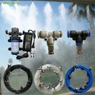 Электрический диафрагменный насос S380, система удаления пыли и распыления, сопла с низким давлением, увлажнение, охлаждение, 12 В, 8-18 м