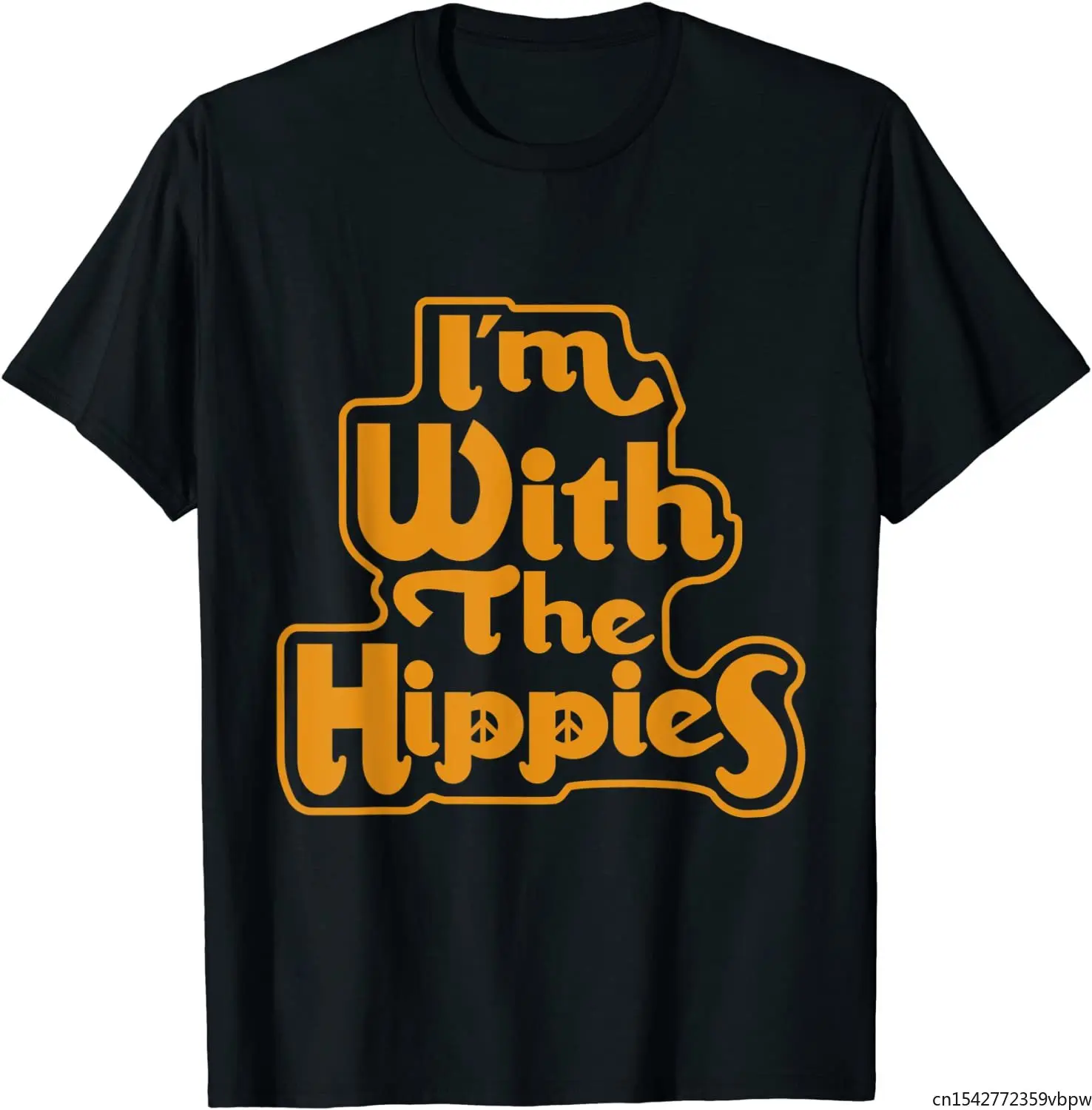 

I'm With The Hippies, 60's 70's Peace T-Shirt Unisex Tee