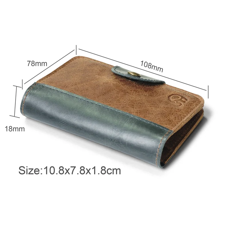 Держатель для кредитных карт из натуральной кожи в стиле ретро|wallet for credit cards|porte