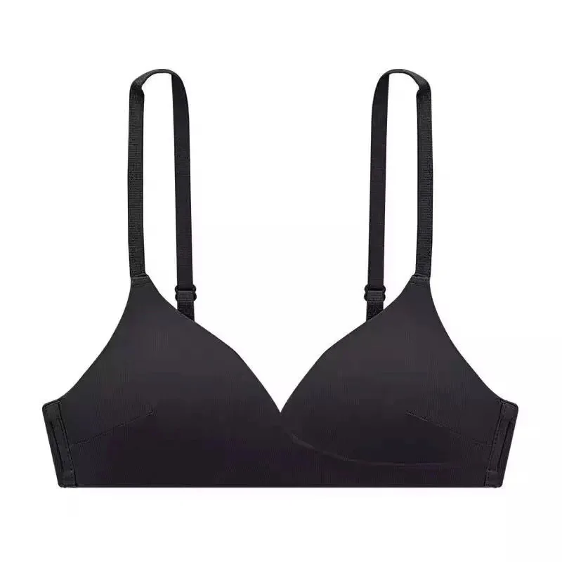 Черный бюстгальтер-Пушап для женщин Bralette женский беспроводной бюстгальтер пуш-ап Brallete женский s плюс размер нижнее белье Mujer удлиненный сексуальный