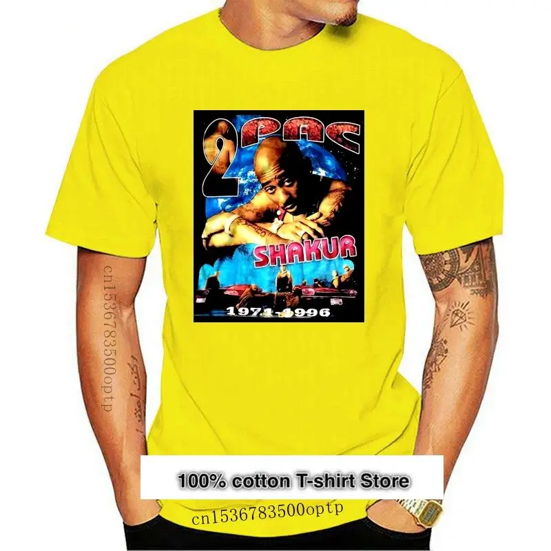 

Camiseta de RAP для мужчин и женщин, винтажная рубашка 2PAC, 1996