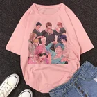 Kawaii одежда Yarichin клуб Забавный принт футболка для мальчиков любовь японское аниме женские футболки ЛГБТ оверсайз уличная одежда футболки