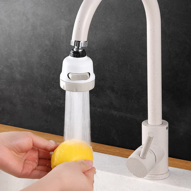 

Faucet Extender Booster Shower Bathroom Kitchen Multi Gadget Filter Nozzle Saver Splash-proof 360 Rotation Pressurized Water Tap