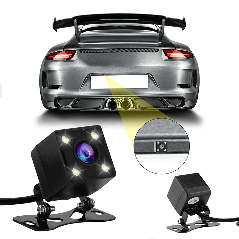 Автомобильная камера заднего вида HD IR универсальная Водонепроницаемая