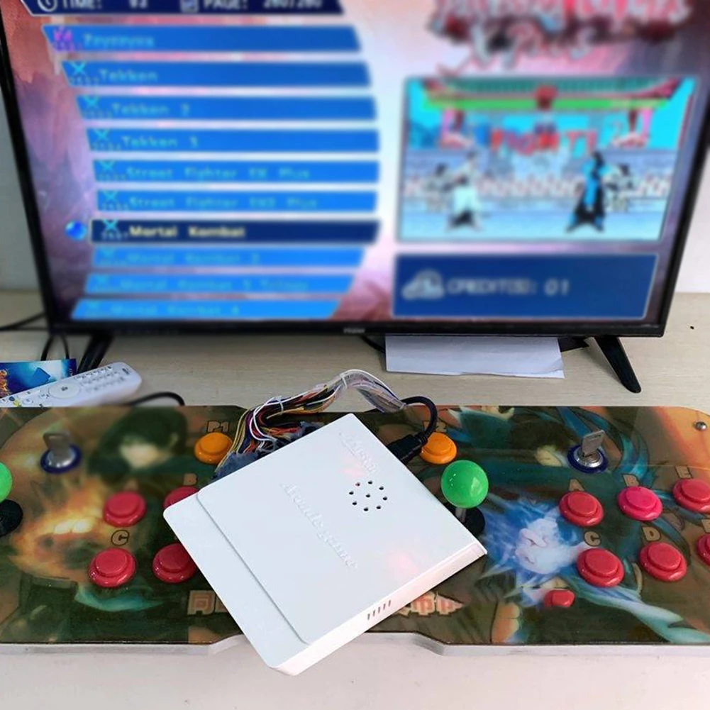 Игровая коробка с монетоприемником для детей 3D 2600 в 1 портативная PBC Jamma