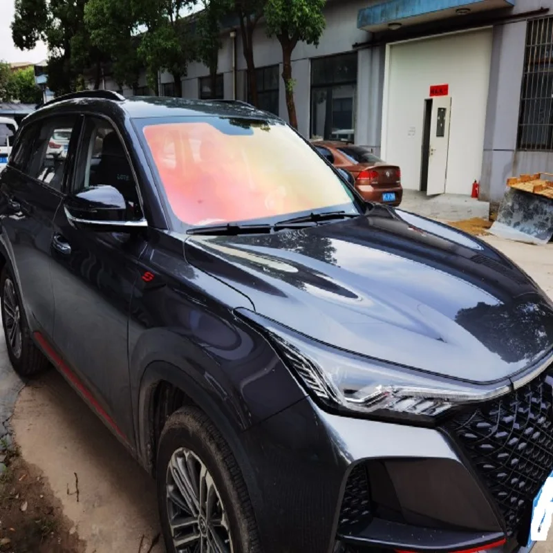 

SUNICE 1.52X30m Whole Roll Window Tint VLT80% Nano Ceramic Self Adhesive Solar Film UV Protection Car Home Tinting