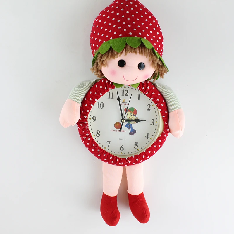 Милые Мультяшные тикающие настенные часы для детей гостиной спальни домашний