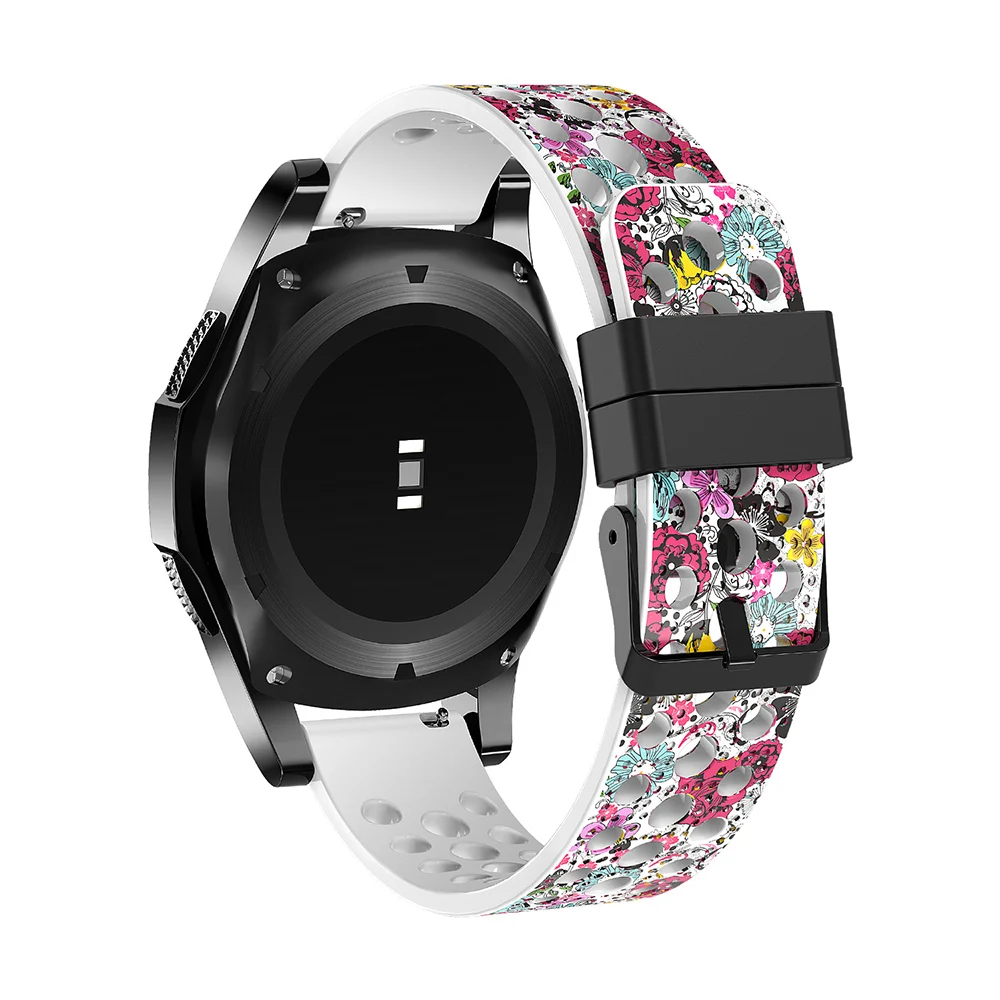 3 Honecumi 20 мм силиконовый ремешок для часов Ремешок для Garmin Vivoactive 3/gear Sport/Garmin 645/Vivomove HR полосы ремешок - Цвет: 3