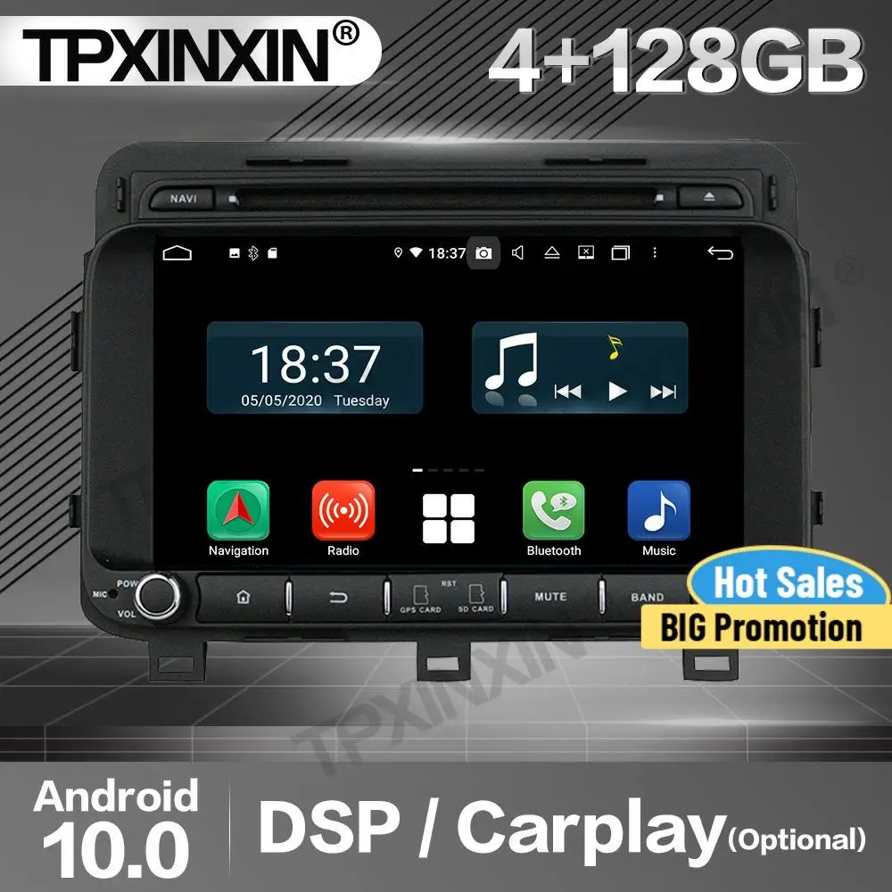 

Автомагнитола 2 Din, 128G Carplay, стерео приемник, Android 10, для Kia K5 2014, 2015, 2016, GPS-навигатор, проигрыватель, аудиомагнитофон, головное устройство