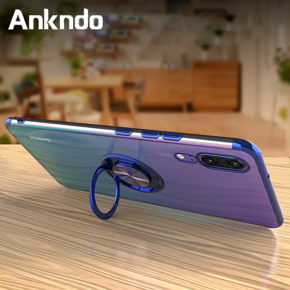 ANKNDO подставка с магнитным кольцом чехол для телефона huawei P20 P30 mate 20 петлей на палец