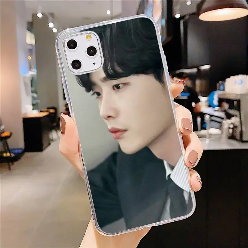 

Korean male star Idol Lee Jong Suk Phone Case Transparent soft For iphone 5 5s 5c se 6 6s 7 8 11 12 plus mini x xs xr pro max