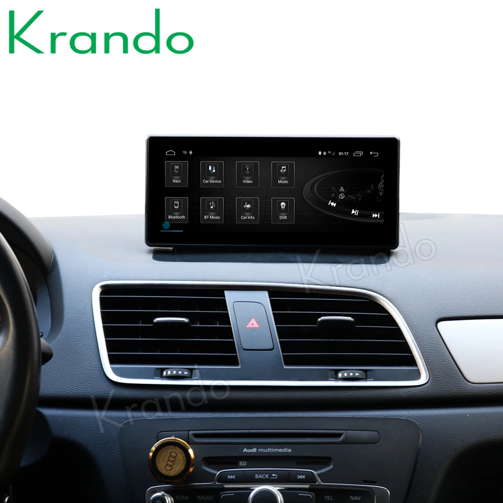 Автомагнитола Krando Android 10 0 4 + 64 ГБ 8 дюйма Dvd Gps навигация для Audi Q3 2011 2017