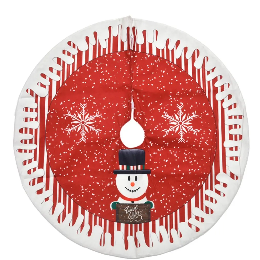 

Christmas Tree Skirt Home Tree Decoration 78CM Cute Christmas Tree Foot Cover Carpet For Home Decoration Ornaments Home Decor