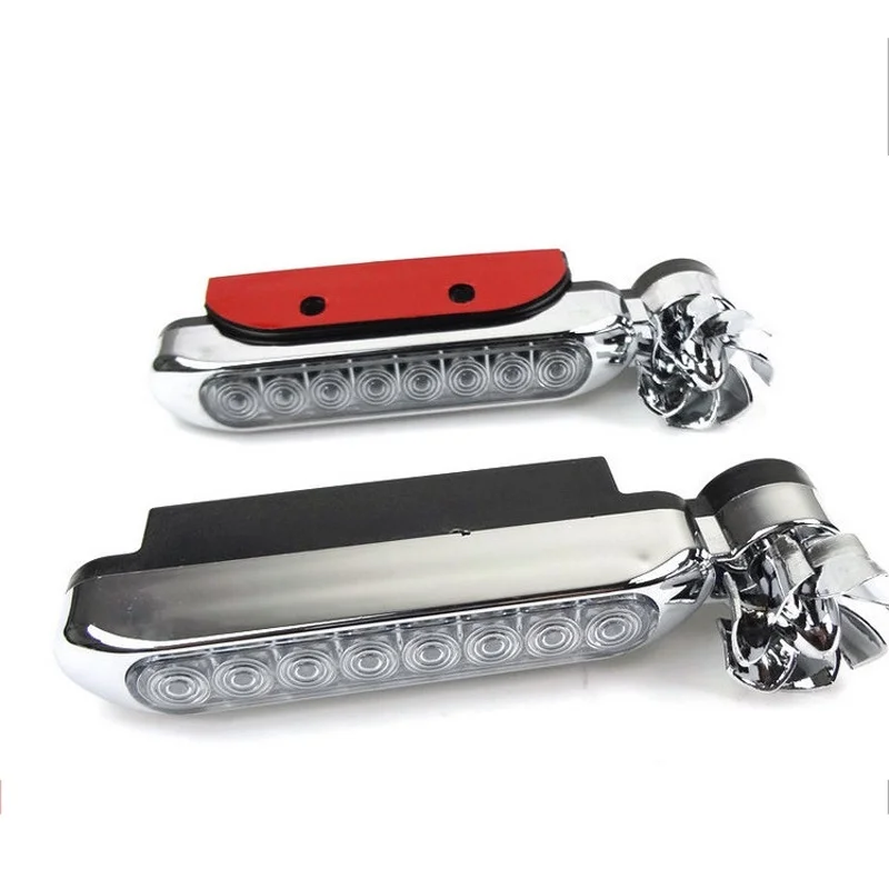 

2pcs/set Wind Power 8 LED Car Day Running Light Fog Lamp Car Driving Day Light