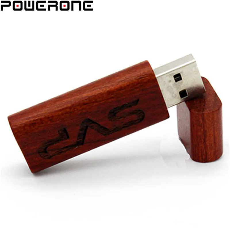 Usb флеш-накопитель POWERONE деревянный бамбуковый с логотипом 64 ГБ 32 16 8 4 Гб usb 2 0 |