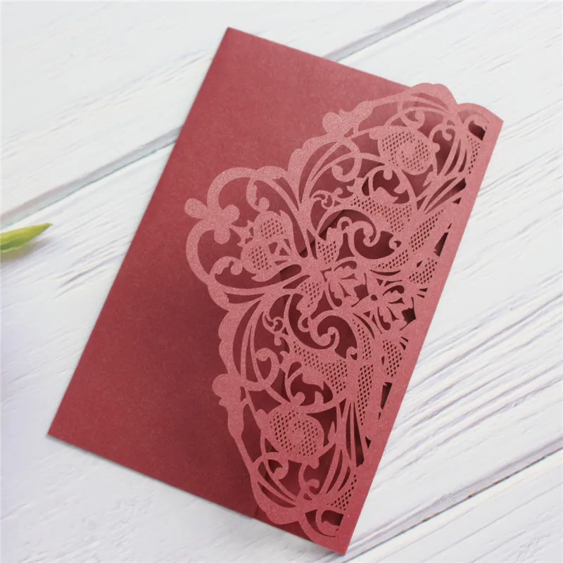 Приглашения на свадьбу день рождения Tiffanyblue карманные приглашения