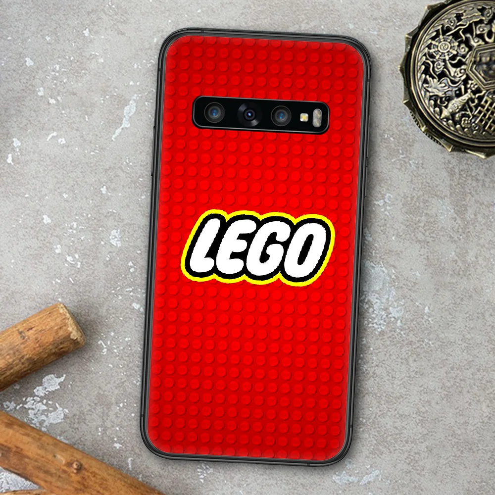 

L-Legos Game Phone Case For Samsung Galaxy Note S 8 9 10 20 Plus E Lite Uitra black Etui Silicone Funda Fashion Hoesjes Pretty