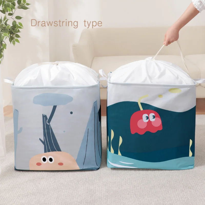 Сумка для хранения стеганых одеял вместительный складной мешок одежды и сбора