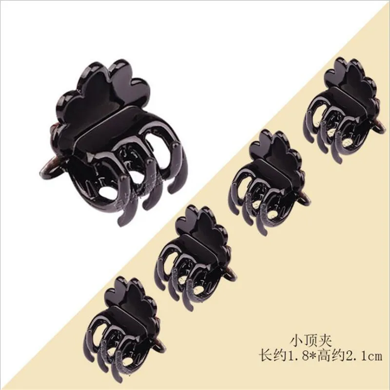 

8108 Fahsion Japan Girls Hair Claws for Fringe Hair New Design Mini Hair Clips Quality Strong Force Claws 1.8*2.1cm 12pcs/lot