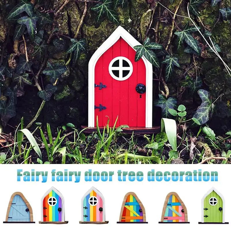 Garden Fairy Gnome Elf Miniature Figurines Window Door Christmas Home Ornaments Art Sculpture Tree House Statue | Дом и сад