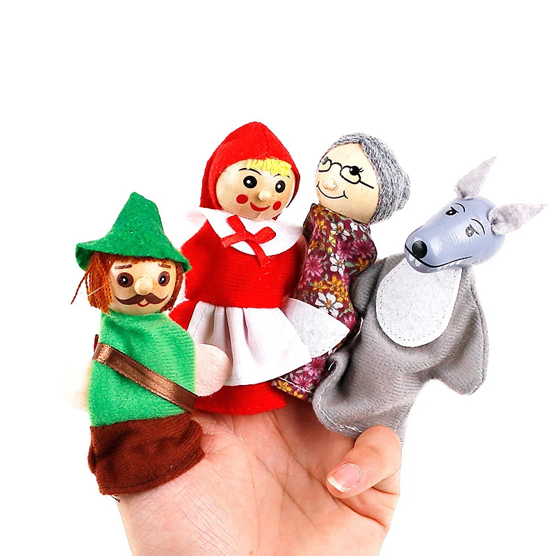 Пальчиковый кукольный театр плюшевый игрушечный Детский развивающий маленький