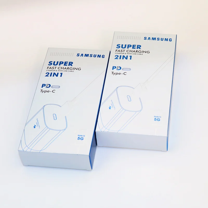 Зарядный адаптер Samsung Note 10 Pro USB 3 0 25 Вт Type-C 1 м кабель для быстрой зарядки Galaxy S8 S9 S10