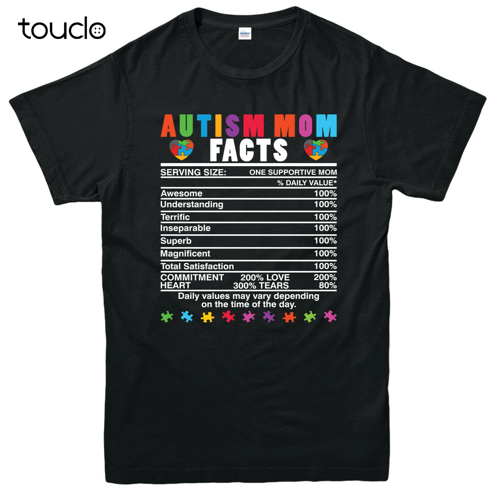 

Autism Facts T-Shirt, Awesome Understanding Autism Awarenes Gift Top
