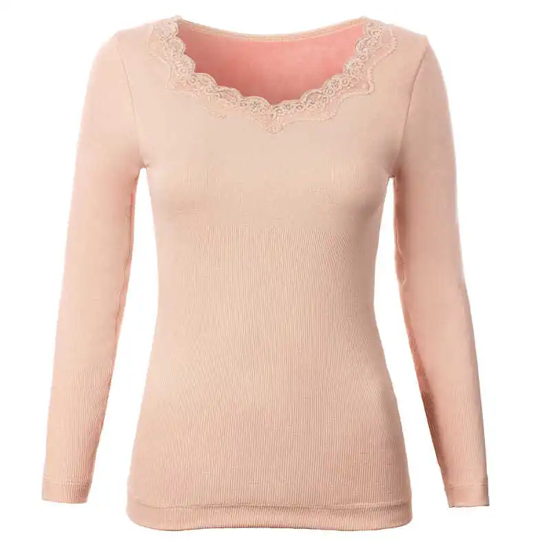 Зимнее женское термобелье модное облегающее боди сексуальное кружевное