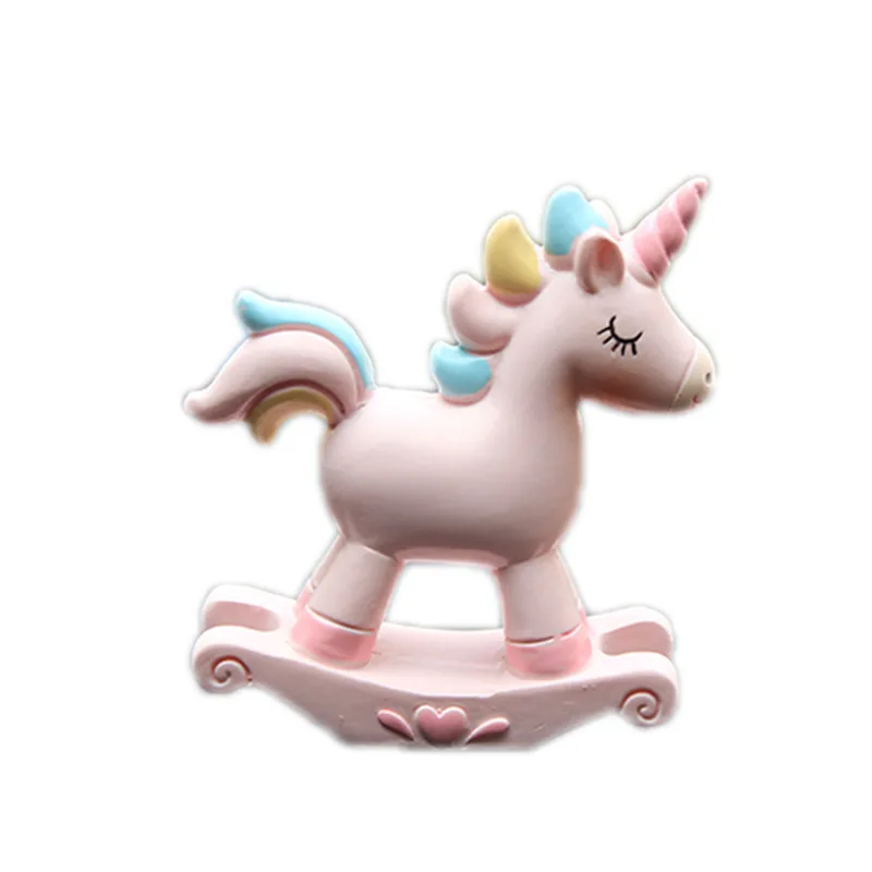 Украшение автомобиля в форме милого единорога Креативные украшения резиновые