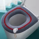 1 шт. чехол на сиденье унитаза для ванной комнаты, мягкая искусственная накладка на коврик, накладка на сиденье, чехол на крышку унитаза, аксессуары для ванной и дома
