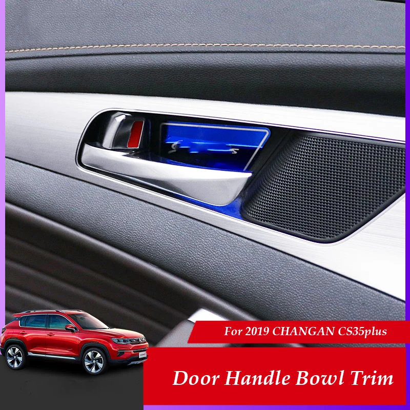 Автомобильный Стайлинг Дверная ручка Крышка дверная Чаша отделка для 2019 CHANGAN CS35