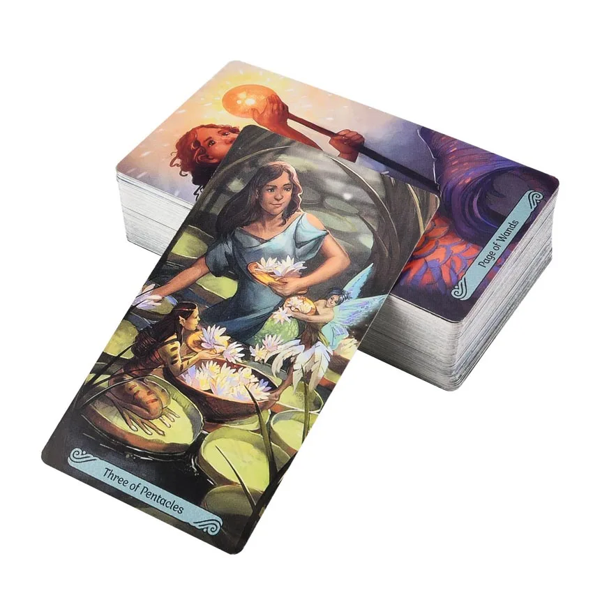 

English Mermaid Tarot 78 Cards New Card Game