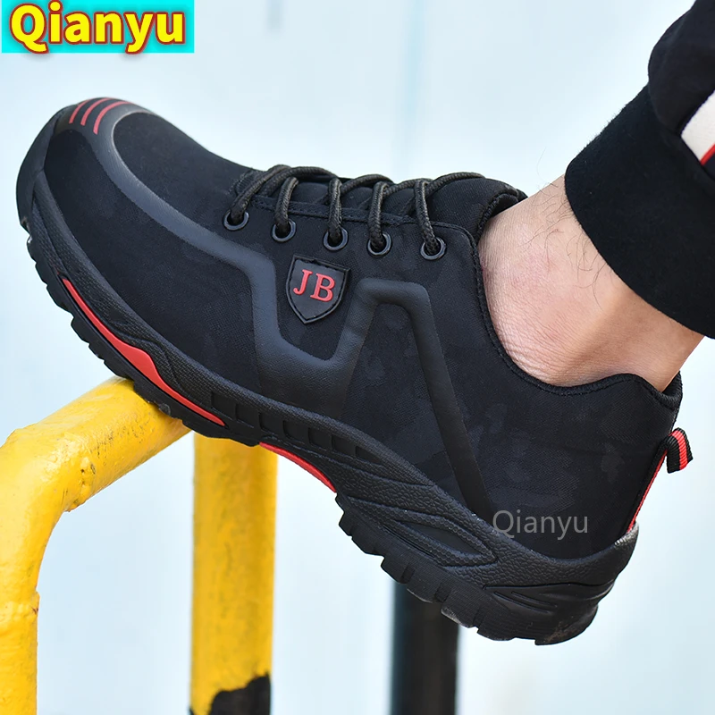 

2021 new men and women work safety shoes are suitable for outdoor steel-toed anti-smashing and anti-piercing work boots