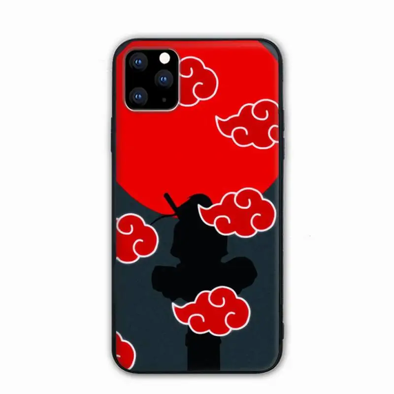 Чехол для телефона Akatsuki Anime N-Naruto Iphone 13 Mini 12 11 Pro Max X XS XR чехол 7 8 Plus SE2 силиконовый |
