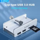 USB-разветвитель ORICO MH4PU, алюминиевый, 4 порта, 10-32 мм
