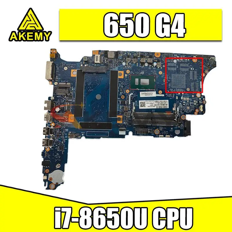 

L24853-601 6050A2930001-MB-A01 For HP ProBook 650 G4 HSN-I14C laptop Motherboard L24853-001 with i7-8650U 100% tested ok