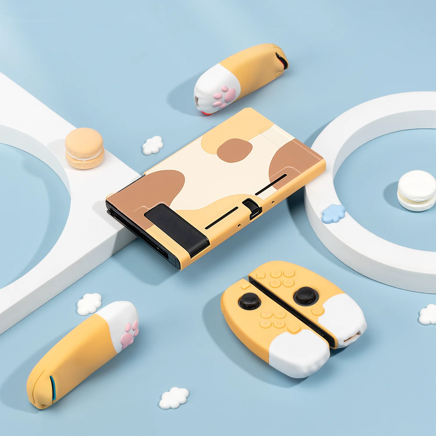 Силиконовый мягкий чехол GeekShare для Nintendo Switch защитный |