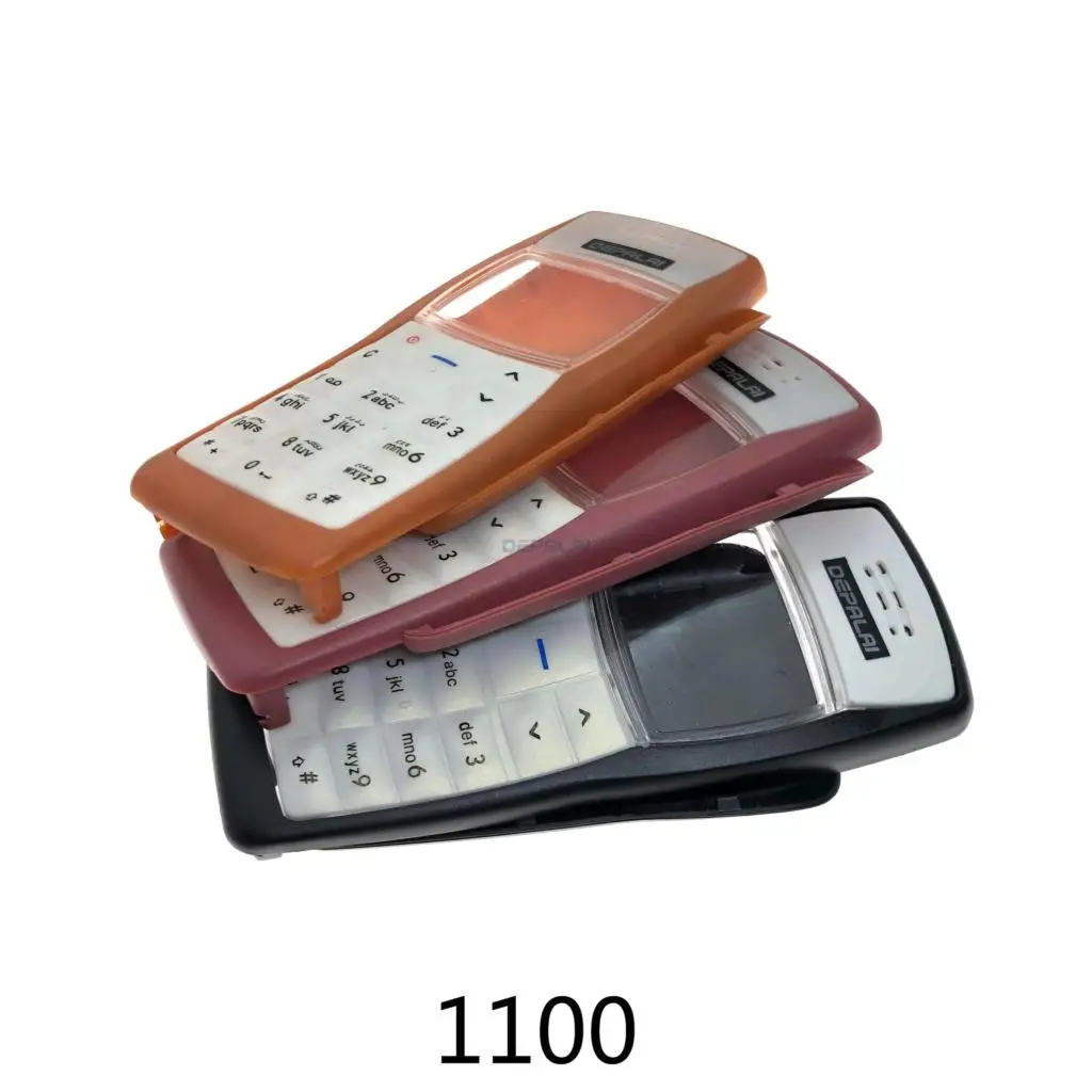 Для Nokia 3100 1100 Корпус Передняя Лицевая панель рамка чехол + задняя крышка/крышка