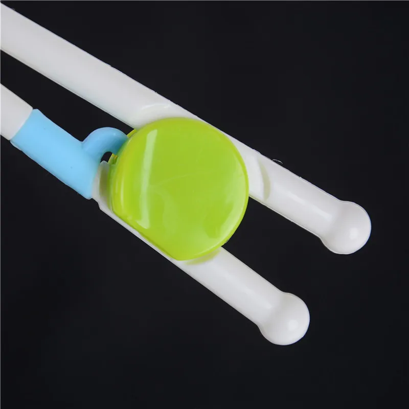 1Pair Early education chopsticks feeding tableware auxiliary chopsticks Easy Use Learning Training Eating Auxiliary tools