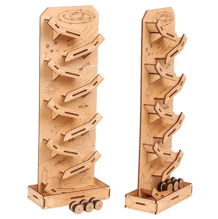 

Creative DIY Movable 3D Christmas Gift Wooden Puzzle Game Assembly Toy Gift for Children Teens Adult High Quality Safety