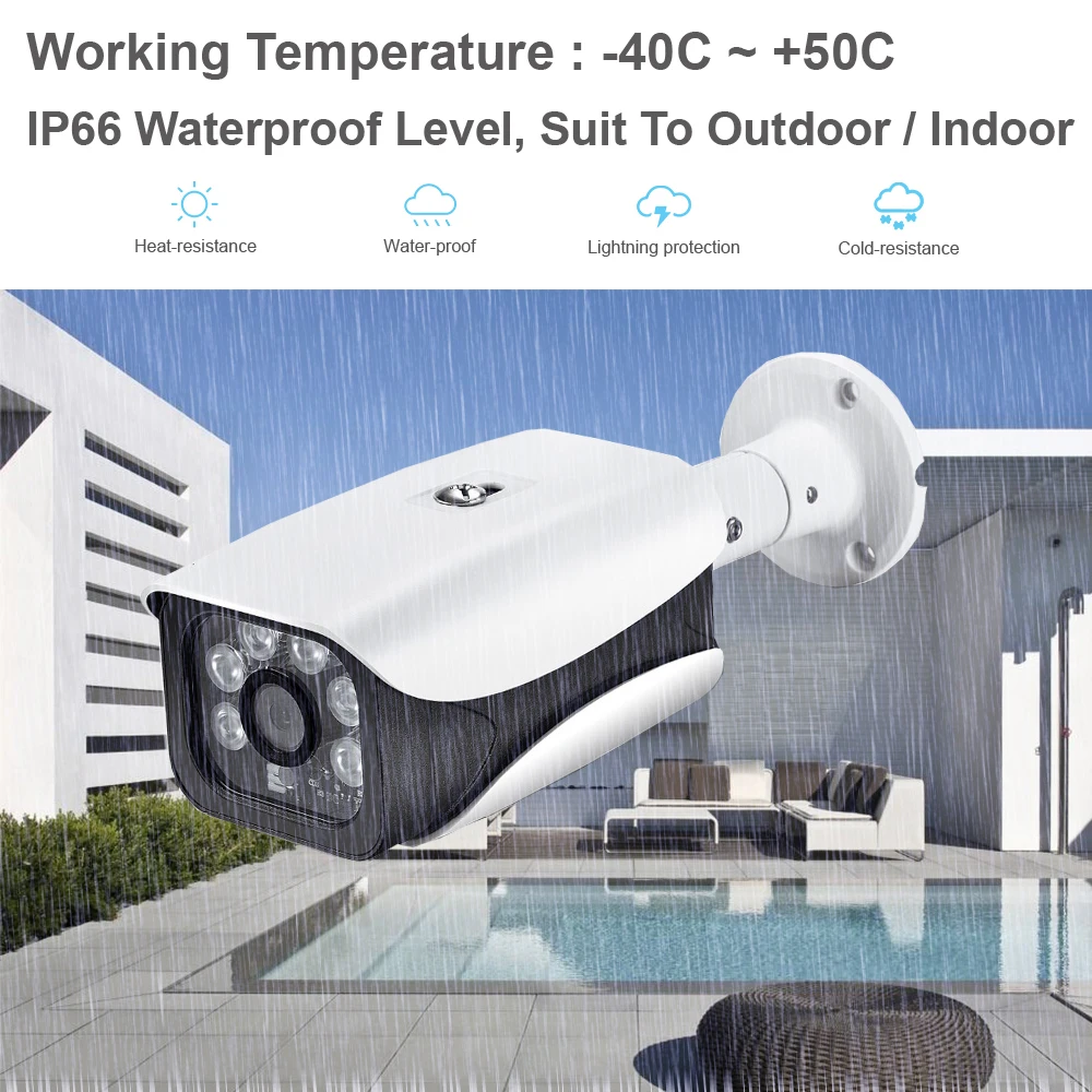 IP-камера видеонаблюдения Dahua 2 Мп 4 МП 5 POE H.265 | Безопасность и защита