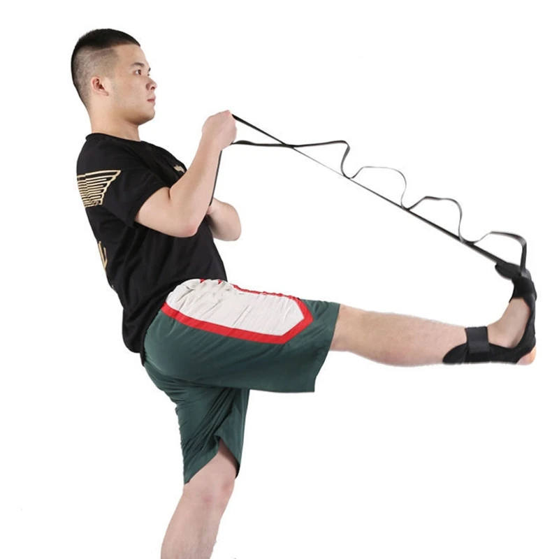 

Yoga Strap Stretch Bands Leg Lacing Belt Fitness Exerciser Assisted Stretcher