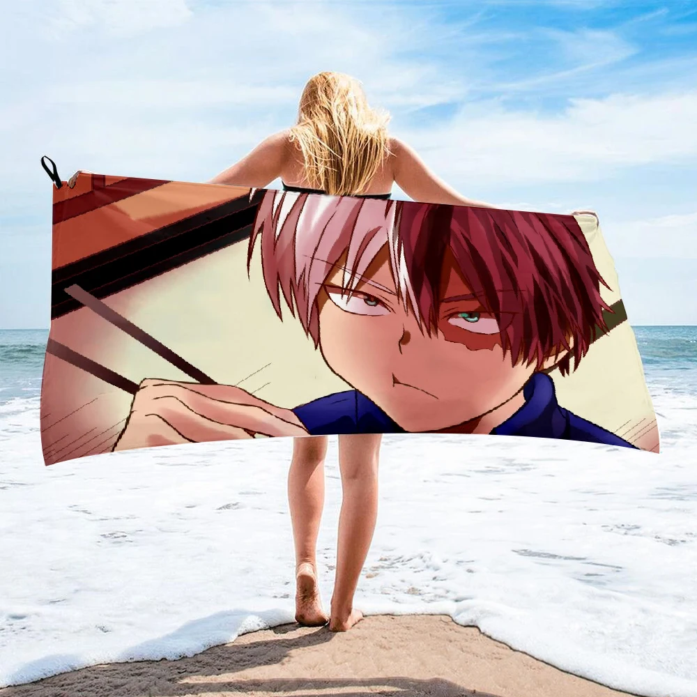 Шото Тодороки банное полотенце пляжное женская шелковая длинная юбка с принтом