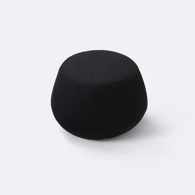 Size S black color Создатель секционный диван эллипс оттоманс ноги современный диван Кама кашемир тканевый стул оттоманс диван набор мебель для гостиной - Цвет: Size S black color
