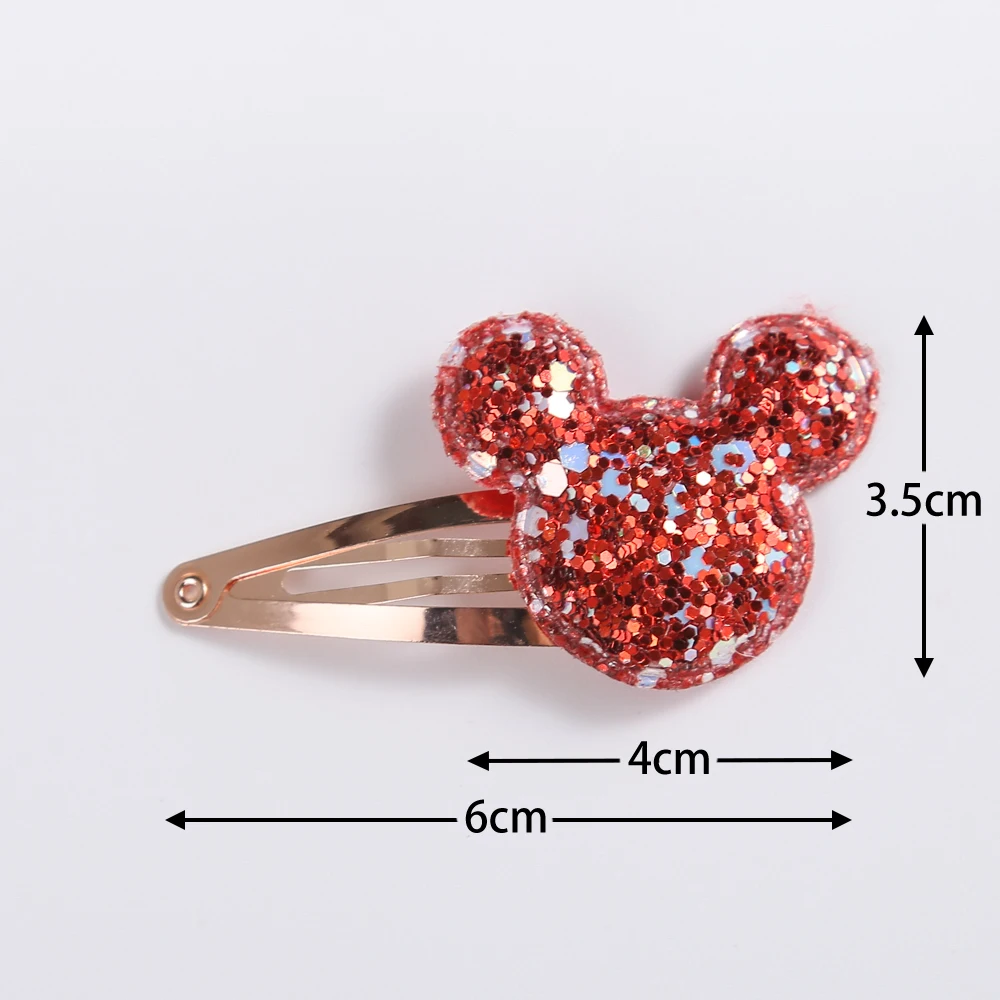 Pasadores de dibujos animados para beb&eacute; y ni&ntilde;a, Clips para el pelo de beb&eacute;, horquillas para chica de 6cm, accesorios para el cabello de 6 colores, 1 Uds.-2
