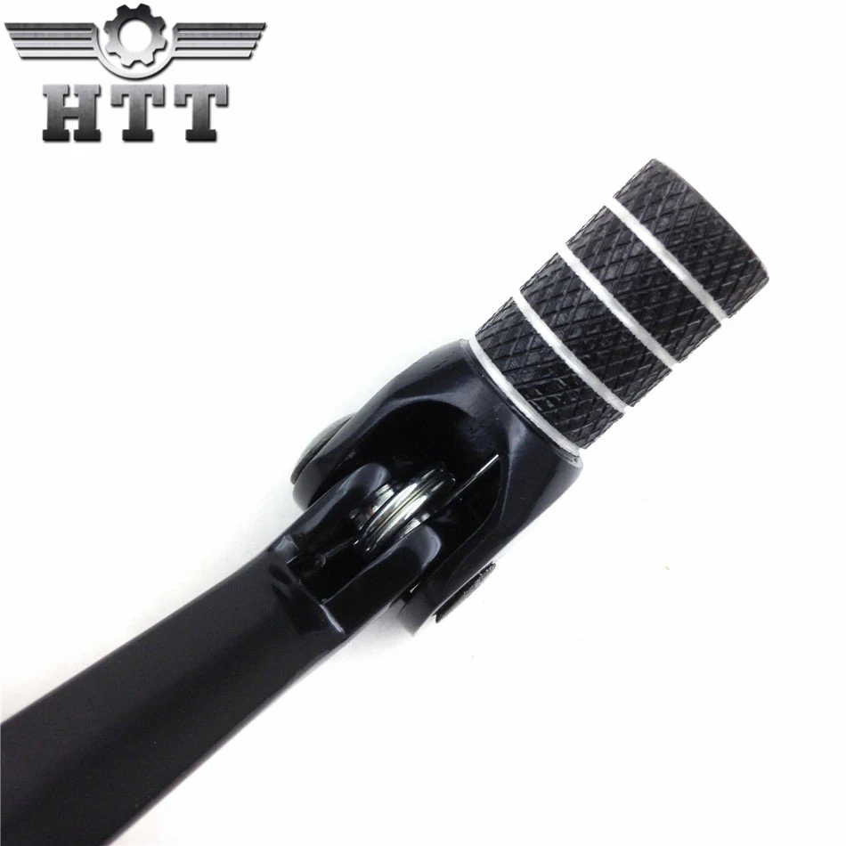 Бесплатная доставка на вторичном рынке запчасти для мотоциклов черная Складная Педаль Переключения