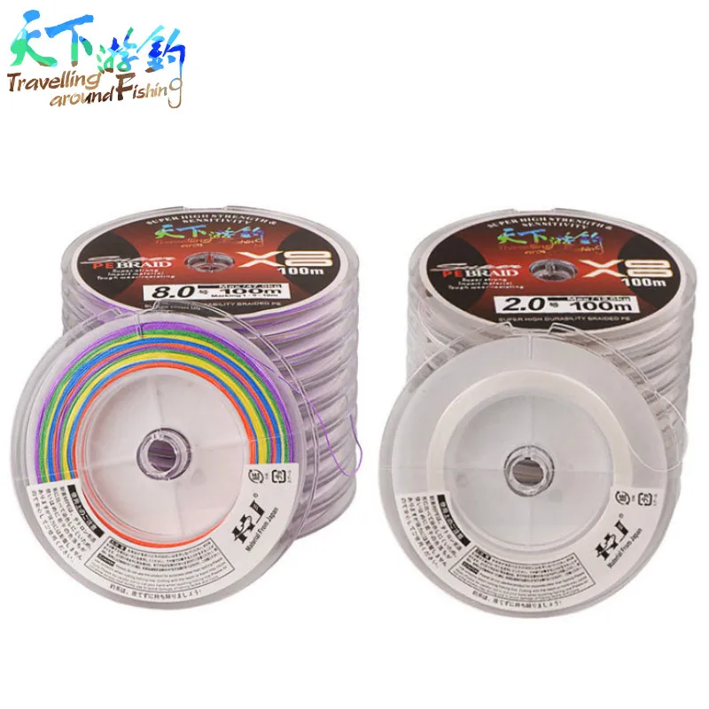 Плетеная рыболовная леска 8 нитей 100 1000 м|Рыболовные лески| |