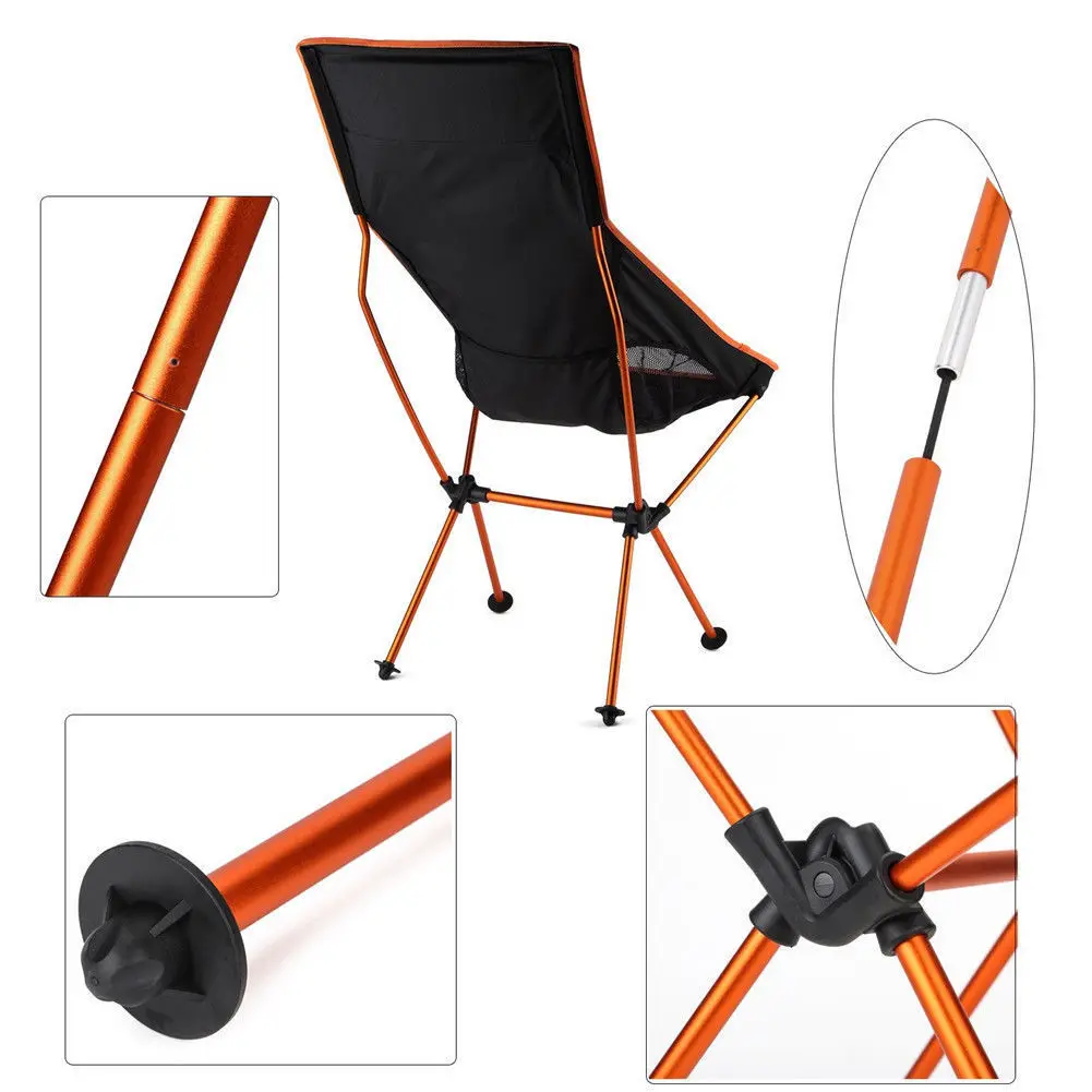 Портативный складной стул для рыбалки уличный кемпинга сиденье 600D Оксфорд