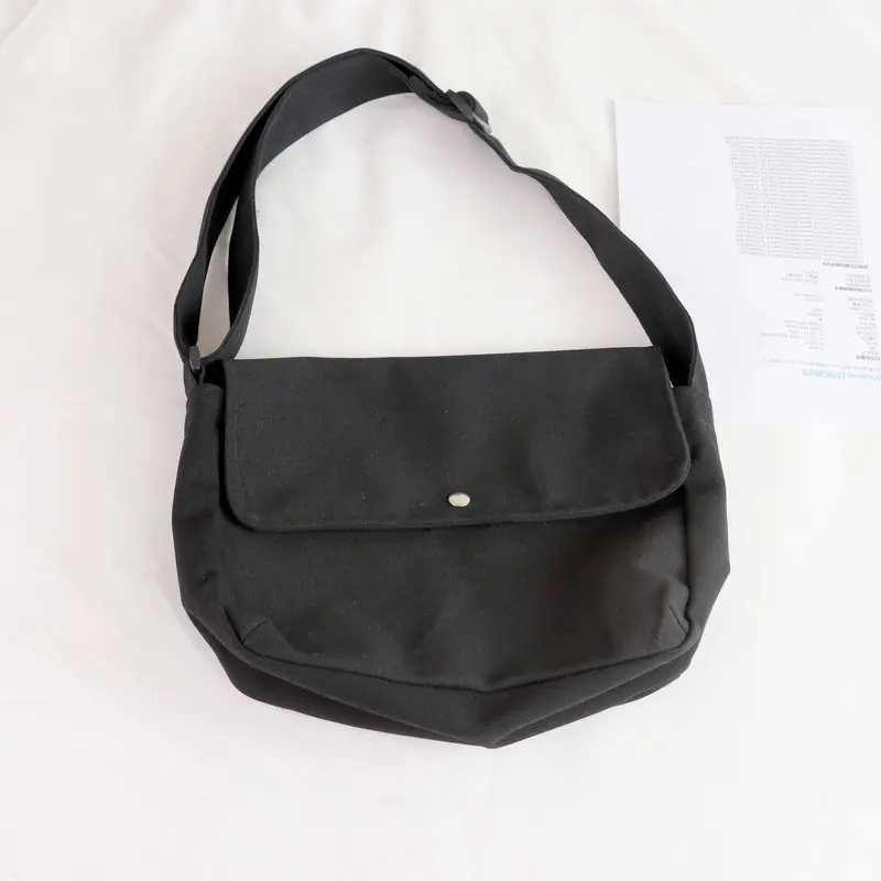 Простая Сумка через плечо Женская Холщовая для женщин маленькая универсальная с