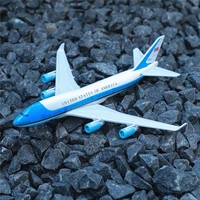 air force one b747 aircraft model 6 metal airplane diecast mini moto collection eduactional toys for children